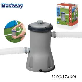 FlowClear Pompe de Filtre à Cartouche 1100-17400L Bestway 58386